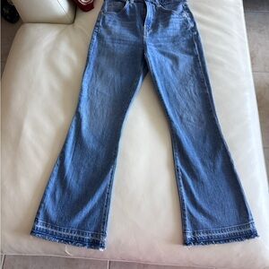 Veronica Beard Light Blue Flare Jeans